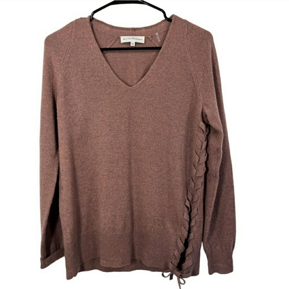 White + Warren Cashmere Blend Sweater